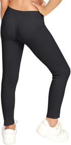 img 3 attached to 👧 CAOMP 100% Organic Cotton Leggings for Girls - Girls' Clothing