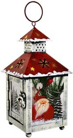 img 4 attached to View Metal Christmas Lanterns Lights Seasonal Decor in Candleholders