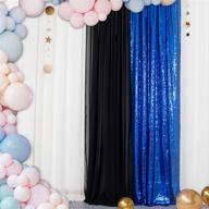 🎉 shinybeauty 3ftx7ft-sequin backdrop-curtain-royal blue, 36x84-inches sequin photography curtain, ready to ship - royal blue color логотип