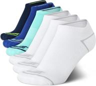 🧦 6-pack of avia women's pro tech low cut socks with cushioned microfiber mesh ventilation logo