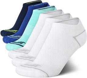 img 4 attached to 🧦 6-Pack of Avia Women's Pro Tech Low Cut Socks with Cushioned Microfiber Mesh Ventilation