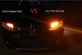 img 2 attached to 🔦 Enhance Visibility with Alla Lighting Super Bright BA15S 1156 LED Turn Signal Light Bulbs