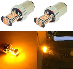 img 4 attached to 🔦 Enhance Visibility with Alla Lighting Super Bright BA15S 1156 LED Turn Signal Light Bulbs