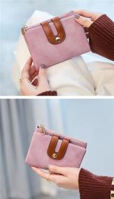 img 3 attached to 👛 Шикарные и практичные: женские складные кошельки, компактные сумки и кошельки для женщин.