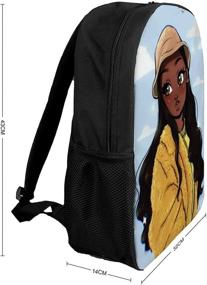 img 3 attached to African American Backpacks Lightweight Rucksack