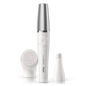 img 4 attached to 💆 Braun Face Epilator Facespa Pro 910 - The Ultimate 2-in-1 Facial Hair Removal and Cleansing Brush for Women