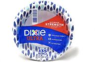 🍽️ dixie ultra 20 oz paper bowls, 135 count: strong & durable for all your food needs logo