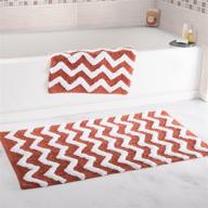 bedford home cotton chevron bathroom logo