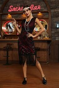 img 1 attached to 👗 Chic and Timeless Flapper Inspired Cocktail Dresses for Women - PrettyGuide Women's Clothing