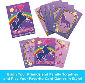 img 3 attached to Aquarius Heart Unicorns Playing Cards