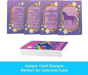 img 2 attached to Aquarius Heart Unicorns Playing Cards