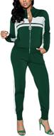 womens sweatsuits pullover tracksuits pockets sports & fitness logo