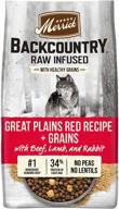 🐶 merrick backcountry grain-free dry dog food infused with raw ingredients & healthy grains logo