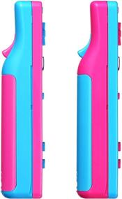 img 3 attached to 🎮 Wii Remote Controller 2 Pack - Pink & Blue - Compatible with Nintendo Wii - Includes Wrist Strap and Case