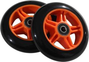 img 1 attached to 🛴 Enhance Your EzyRoller Ride with WHEELGOO Polyurethane Replacement Wheels [3-Pack] and Spacers!