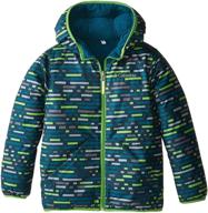 👕 x small boys' clothing: columbia little front jacket logo