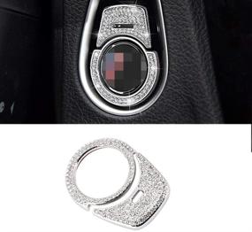 img 4 attached to Кристальные крышки двигателя Bling для аксессуаров BMW - наклейки для кнопки запуска / остановки для внутреннего декора, совместимые с сериями 3 5 7 X3 X4 X5 X6 F30 F31 G31 F13 G01 F15 F16 xDrive - отлично подходят для женщин (двигатель B)