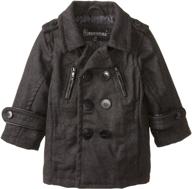 🧥 little boys' wool blend peacoat toddler by urban republic logo