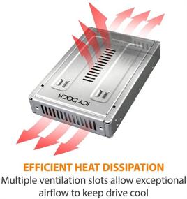 img 1 attached to 🔀 ICY DOCK EZConvert PRO MB982SP-1S: 2.5" to 3.5" Enterprise Hard Drive Adapter Converter Bracket Tray