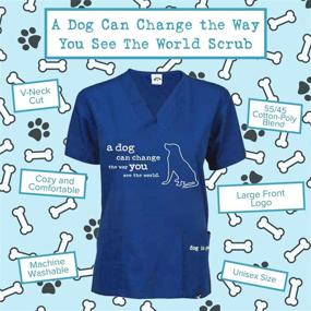 img 3 attached to Dog is Good Scrub Top: Unleashing a New Perspective on the World