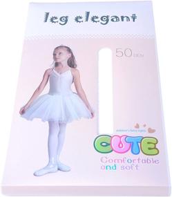 img 3 attached to Поднимите гардероб вашей девочки с элегантными микроволокнистыми носочками и колготками