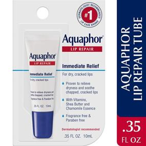 img 2 attached to 💧 Aquaphor Lip Repair Ointment: Long-lasting Moisture for Dry Chapped Lips - 0.35 Fl Oz Tube (Pack of 1)