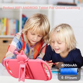 img 1 attached to 📱 7-дюймовый планшет для малышей | Android 9.0, 1 ГБ ОЗУ, 16 ГБ памяти | Wi-Fi, HD-экран, родительский контроль | В комплекте: чехол и магазин Google Play | Розовый