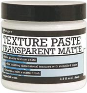 🎨 ranger texture paste transparent matte - create stunning art with a 4 oz jar logo