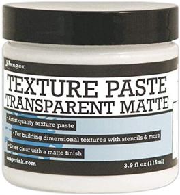 img 1 attached to 🎨 Ranger Texture Paste Transparent Matte - Create Stunning Art with a 4 oz Jar