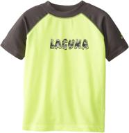 🌊 look stylish and protected with the laguna little dazed boys' rashguard and swimwear logo