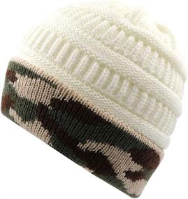 img 1 attached to Kingbabe Winter Pompom Beanies Slouchy Outdoor Recreation and Hiking & Outdoor Recreation Clothing