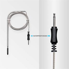 img 2 attached to Inkbird Stainless Probe Replacement for IRF-4S Wireless Waterproof Meat Thermometer (One Meat Probe) – Enhance Your Cooking Experience!