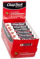 24-pack of chapstick classic strawberry 0.15oz - skin protectant moisturizer for optimal hydration logo