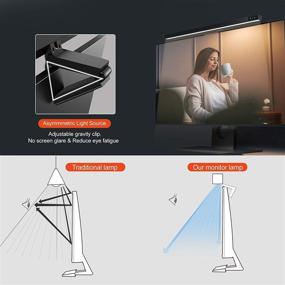 img 2 attached to 💡 Efficient Computer Monitor Light Bar for Home Office - USB Powered Screenbar with Adjustable Color Temperature & Dimming Brightness Levels - No Screen Glare