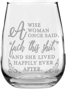 img 2 attached to 🍷 Hilarious Stemless Wine Glass - Empowered Women Say Fck This Shit and Thrive Blissfully Ever After - Budget-Friendly Gift for Women, Perfect for Birthdays, Retirement, Divorce, Christmas, and Mother's Day Under $15!