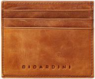 authentic minimalist bigardini men's wallets, card cases & money organizers with advanced blocking technology - vintage collection logo