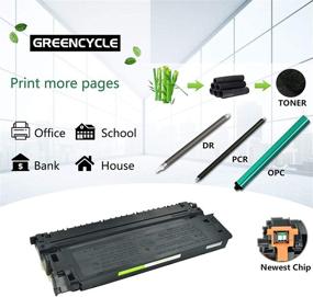 img 2 attached to 🖨️ GREENCYCLE Compatible 1491A002AA Toner Cartridge Replacement - Canon E40/E20/E10/E16/E31 PC Printers - Black, 1PK