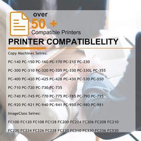 img 3 attached to 🖨️ GREENCYCLE Compatible 1491A002AA Toner Cartridge Replacement - Canon E40/E20/E10/E16/E31 PC Printers - Black, 1PK