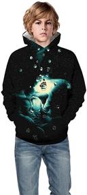 img 2 attached to CYUURO Boys' Novelty Hoodies: Fashionable Pullovers for Stylish Clothing