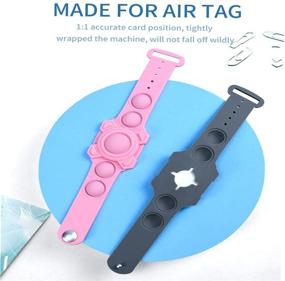 img 2 attached to Wristband Airtag Bracelet Protective Silicone
