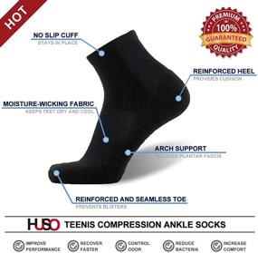 img 3 attached to Running HUSO Stretchy Fasciitis Compression