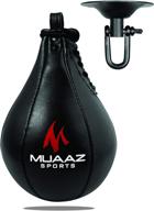 muz speed ball boxing cowhide leather muay thai training speed bag punching dodge bag workout speedball mma speed bag kit with free hanging swivel логотип