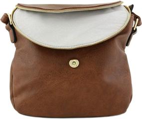 img 1 attached to 👜 Flap Crossbody Bag with Tassel Accent for Women - Handbags & Wallets in Crossbody Bags