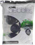 🖤 1.5-pound fluval polished black agate stone for aquarium - enhance your seo логотип