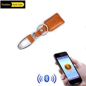 img 3 attached to 🔑 Умный LB Антипотерянный ключница из натуральной кожи: Bluetooth ключница с сигнализацией и отслеживанием GPS (коричневый)