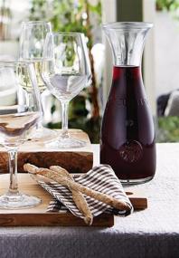 img 2 attached to 🍷 Bormioli Rocco Misura Wine Carafe: Elegant 8-1/2 Ounce Glassware