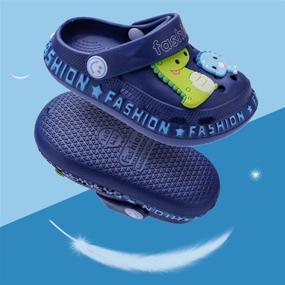 img 3 attached to Toddler Lightweight Non Slip Slippers Boys' Shoes - Engine-Optimized Design