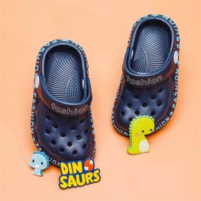 img 2 attached to Toddler Lightweight Non Slip Slippers Boys' Shoes - Engine-Optimized Design