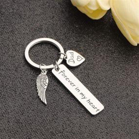 img 1 attached to 🔑 Bobauna Memorial Keychain—Enhancing Remembrance & Sympathy with Top Men's Accessories