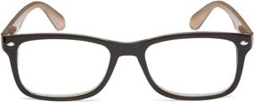 img 1 attached to Spring-Hinged Women's Reading Glasses - Reducblu Classic Readers for Ladies